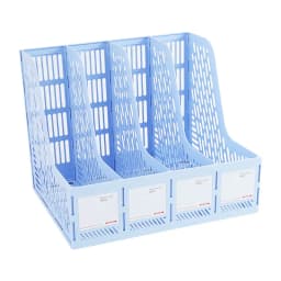 1 pcs, thickened, quadruple file bar, desktop file shelving, storage box, pen holder frame, file box, office supplies