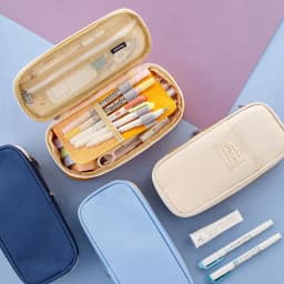Large Big Creative Pencil Case Cute Kawaii Pencil Cases Storage Pen Bag Stationery Box School Students Supplies