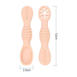 Silicone Baby Sucker Silicone Dining Plate Rice Spoon Set Cute Cartoon Children Dishes Smile Face Baby Tableware Retro Kid Bowl