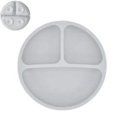 Silicone Baby Sucker Silicone Dining Plate Rice Spoon Set Cute Cartoon Children Dishes Smile Face Baby Tableware Retro Kid Bowl