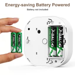 PGST Independent Smoke Detector Sensor Fire Alarm System for Home Office Security Smoke Alarm Fire Protection