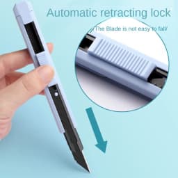 Multifunction Portable Utility Knife W/ Blade Pocket Craft Wrapping Box Paper Envelope Cutter Letter Opener Student Art Supplies