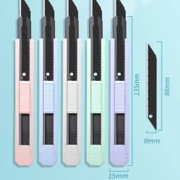 Multifunction Portable Utility Knife W/ Blade Pocket Craft Wrapping Box Paper Envelope Cutter Letter Opener Student Art Supplies