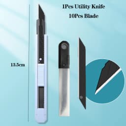 Multifunction Portable Utility Knife W/ Blade Pocket Craft Wrapping Box Paper Envelope Cutter Letter Opener Student Art Supplies