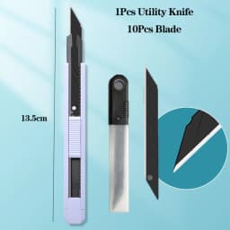 Multifunction Portable Utility Knife W/ Blade Pocket Craft Wrapping Box Paper Envelope Cutter Letter Opener Student Art Supplies