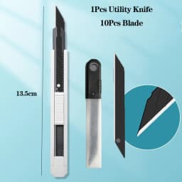 Multifunction Portable Utility Knife W/ Blade Pocket Craft Wrapping Box Paper Envelope Cutter Letter Opener Student Art Supplies