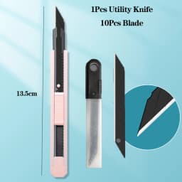 Multifunction Portable Utility Knife W/ Blade Pocket Craft Wrapping Box Paper Envelope Cutter Letter Opener Student Art Supplies