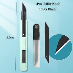 Multifunction Portable Utility Knife W/ Blade Pocket Craft Wrapping Box Paper Envelope Cutter Letter Opener Student Art Supplies