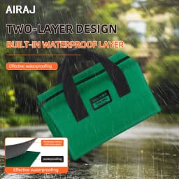 AIRAJ Tool Bag Large Capacity Thickened Wear-Resistant Oxford Cloth Multifunctional Portable Electrician Storage Bag
