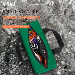 AIRAJ Tool Bag Large Capacity Thickened Wear-Resistant Oxford Cloth Multifunctional Portable Electrician Storage Bag