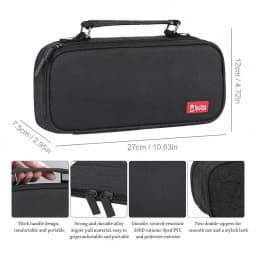 Portable Large Capacity Pencil Case Upper Pen Box Multifunctional Stationery Bag Boy Back to School Office Supplies Stationery