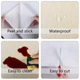Wood Grain PVC Self-adhesive Wallpaper Waterproof Oil Proof Cabinets, Wardrobes, Desktop Doors, Furniture Refurbishment Stickers