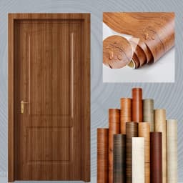 Wood Grain PVC Self-adhesive Wallpaper Waterproof Oil Proof Cabinets, Wardrobes, Desktop Doors, Furniture Refurbishment Stickers