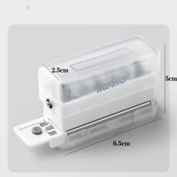 Mini 6-Hole Punching Machine DIY Book Page Stitcher Paper Binding Punch Planner Loose Leaf Paper Hole Puncher Office Stationery