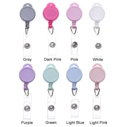 Retractable Key Ring ID Name Card Anti-Lost Clip Durable Lanyards Clip Staff Card Badge Holder Accessories Office Supplies