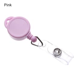 Retractable Key Ring ID Name Card Anti-Lost Clip Durable Lanyards Clip Staff Card Badge Holder Accessories Office Supplies