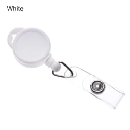 Retractable Key Ring ID Name Card Anti-Lost Clip Durable Lanyards Clip Staff Card Badge Holder Accessories Office Supplies