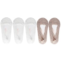 5 Pairs/Lot Socks Women's Ankle Short No-Show Invisible Foot Summer Thin Cotton Set White Low Cut Boat Lace Silicone Non-Slip
