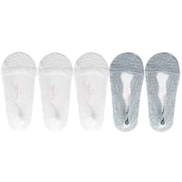 5 Pairs/Lot Socks Women's Ankle Short No-Show Invisible Foot Summer Thin Cotton Set White Low Cut Boat Lace Silicone Non-Slip