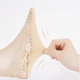 5 Pairs/Lot Socks Women's Ankle Short No-Show Invisible Foot Summer Thin Cotton Set White Low Cut Boat Lace Silicone Non-Slip