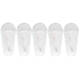 5 Pairs/Lot Socks Women's Ankle Short No-Show Invisible Foot Summer Thin Cotton Set White Low Cut Boat Lace Silicone Non-Slip
