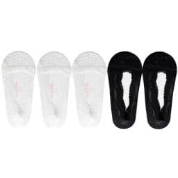 5 Pairs/Lot Socks Women's Ankle Short No-Show Invisible Foot Summer Thin Cotton Set White Low Cut Boat Lace Silicone Non-Slip
