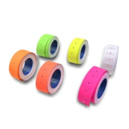 Retail 1 Roll 500 Pcs Multiple Color Price Tag Paper Price Tag Gun Sticker Shop Store Price Mark Sticker Adhesive Price Lable