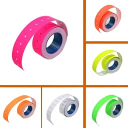 Retail 1 Roll 500 Pcs Multiple Color Price Tag Paper Price Tag Gun Sticker Shop Store Price Mark Sticker Adhesive Price Lable