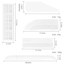 Threshold Bars Step Ramp Climbing Mat For Xiaomi Roborock IRobot Roomba ILIFE Ecovacs Deebot Robot Vacuum Sweeper Parts