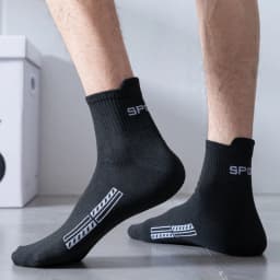 10/20Pairs High Quality Men's Socks Casual Breathable Cotton Man Run Sports Socks Spring Autumn Male Sox Gifts Plus Size 38-45