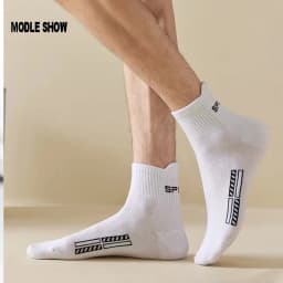 10/20Pairs High Quality Men's Socks Casual Breathable Cotton Man Run Sports Socks Spring Autumn Male Sox Gifts Plus Size 38-45