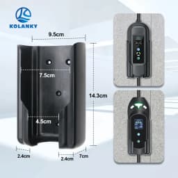 Electric Vehicle Charger Control Box Holder EV Charging Wallbox Holder Easy Install ABS Plastic