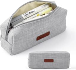 Canvas Pencil Case Student Pouch Coin Cosmetic Bag Office Stationery Organizer For Teen Girl Boy School Supplies