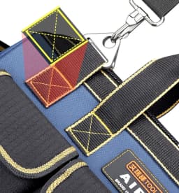 AIRAJ 1680D Multifunctional Tool Bags Oxford Cloth Electrician Bags Waterproof and Wear-Resistant High Capacity Storage Bags