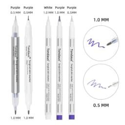 1pc Professional Surgical Sterile Skin Marker Pen Microblading Tattoo Eyebrow Lip Skin Marker Pen Measuring Ruler Set Tool