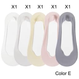 5 Pairs/ Lot Woman Socks New Summer Ultrathin Solid Color Invisible No Show Socks Set Breathable Anti-slip Socks Slippers Casual
