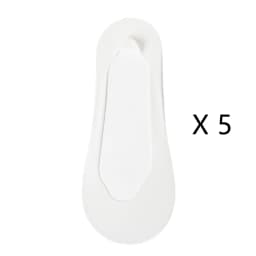 5 Pairs/ Lot Woman Socks New Summer Ultrathin Solid Color Invisible No Show Socks Set Breathable Anti-slip Socks Slippers Casual