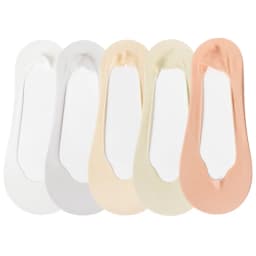 5 Pairs/ Lot Woman Socks New Summer Ultrathin Solid Color Invisible No Show Socks Set Breathable Anti-slip Socks Slippers Casual