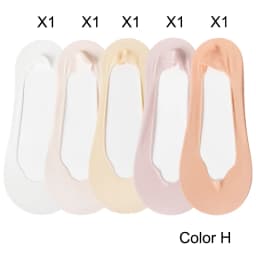 5 Pairs/ Lot Woman Socks New Summer Ultrathin Solid Color Invisible No Show Socks Set Breathable Anti-slip Socks Slippers Casual