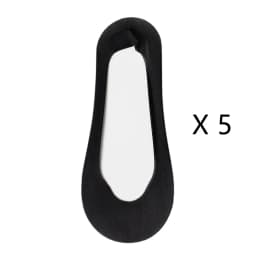 5 Pairs/ Lot Woman Socks New Summer Ultrathin Solid Color Invisible No Show Socks Set Breathable Anti-slip Socks Slippers Casual