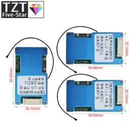 BMS 7S 24V 15A 20A 25A Li-ion Lmo Ternary Lithium 18650 Battery Charger Protection Board Balance And NTC Temperature Protect