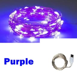 3/10/20M USB LED String Lights Copper Silver Wire Garland Light Waterproof Fairy Lights For Christmas Wedding Party Decoration