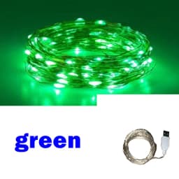 3/10/20M USB LED String Lights Copper Silver Wire Garland Light Waterproof Fairy Lights For Christmas Wedding Party Decoration