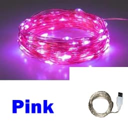 3/10/20M USB LED String Lights Copper Silver Wire Garland Light Waterproof Fairy Lights For Christmas Wedding Party Decoration