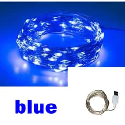3/10/20M USB LED String Lights Copper Silver Wire Garland Light Waterproof Fairy Lights For Christmas Wedding Party Decoration