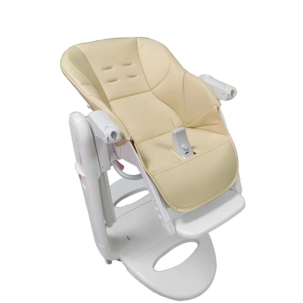 Baby Highchair Seat Cushion For Peg Perego Tatamia Series Dinner Chair PU Leather Cover Customized Size Bebe Accessories