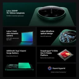 World Premiere Xiaomi 17 Ultra Smartphone 5G Global Version 6.9" OLED Leica Camera 6000mAh Battery Snapdragon® 8 Elite Gen 5 NFC
