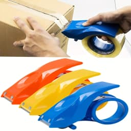 Heavy Duty Shipping Tape Dispenser,Reusable, Replaceable, Eco-Friendly Master Piece Dispenser for Pros with Patented 10° Sloped