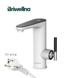 Briwellna Electric Water Heater Hot Water Faucet 2 in 1 Basin Tap Tankless Geyser 220V Instant Water Heater Faucet For Home
