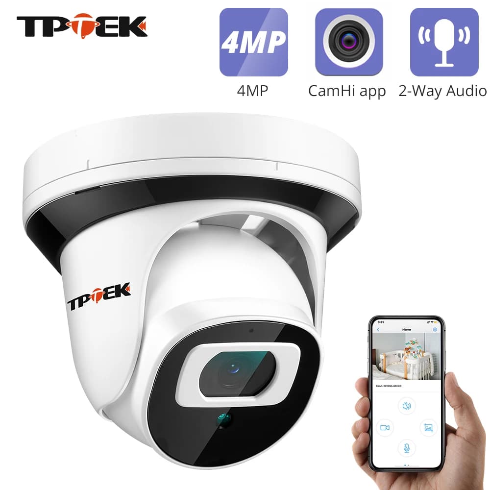 4MP IP Wifi Camera Wi-Fi 2MP 1080P Surveillance Camera Indoor Home Two Way Audio Wireless Security Camara 2.8mm Video CamHi Cam